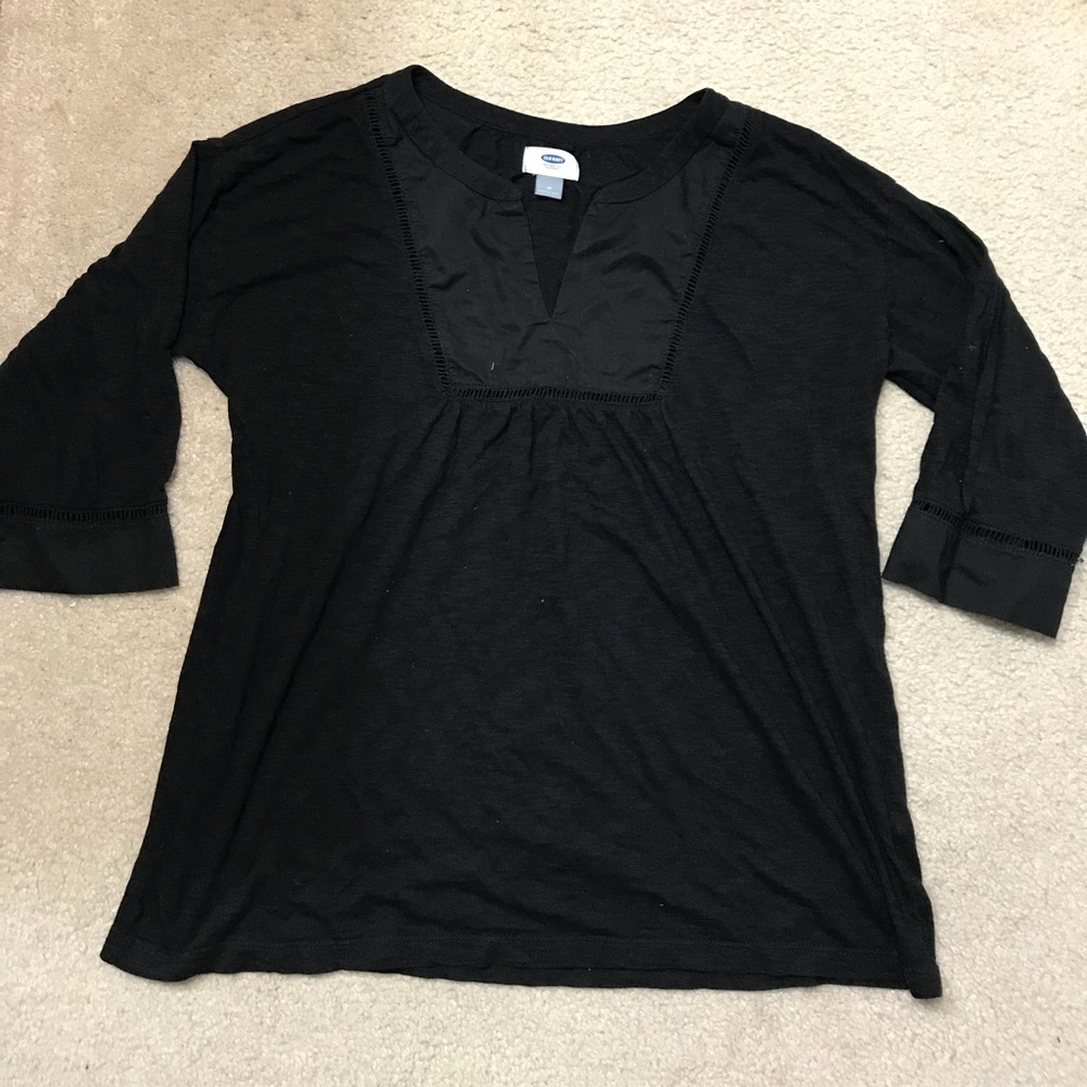 Old Navy Black Flowy Top